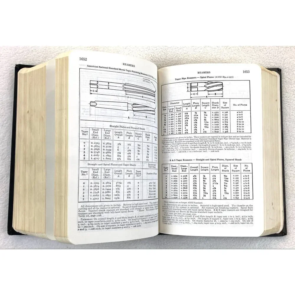 Machinery's Handbook 21st Edition Hardcover Industrial Press Vintage 72-622276